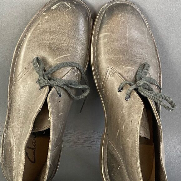 CLARKS Men's Bushacre Leather Chukka Boots size 8.5 (new without box) - Picture 6 of 8